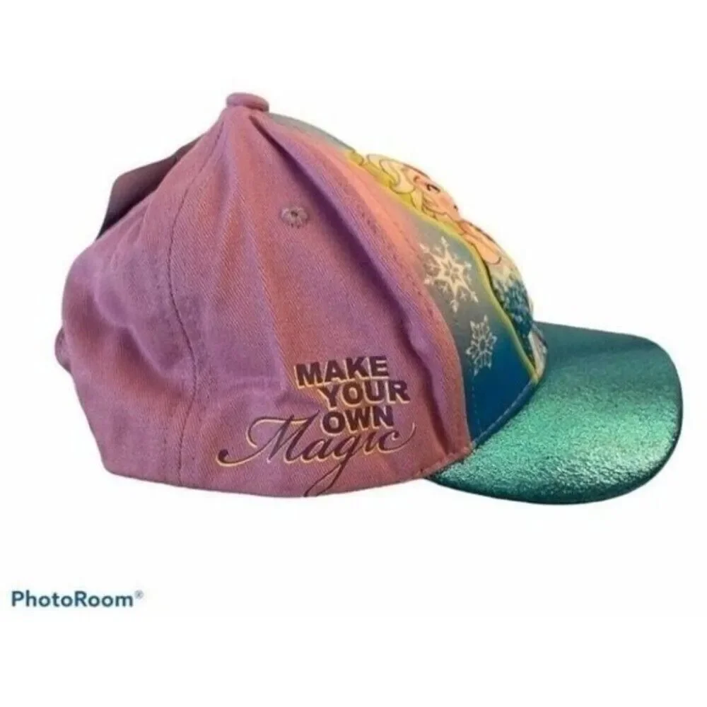 Frozen Elsa & Anna cap hat 3d pop girls kids  adjustable baseball cap New